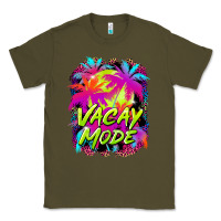 Army Green vacay mode Classic Tee - BarkalooDesign