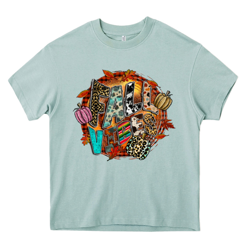 Fall Vibes Heavy Core Tee by CowhideDigitalArt | Teevron