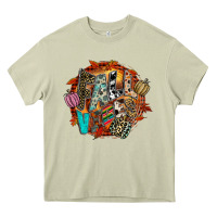 Mossy Fall Vibes Heavy Core Tee - CowhideDigitalArt