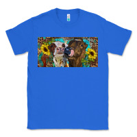 True Royal Heifers With Sunflowers And Leopard Classic Tee - RanaPortraitStore
