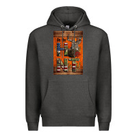 Charcoal Heather Western On The Hunt Deer Premium Hoodie - LillyAllenDesigns