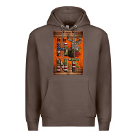 Coffee Western On The Hunt Deer Premium Hoodie - LillyAllenDesigns