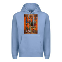Colony Blue Western On The Hunt Deer Premium Hoodie - LillyAllenDesigns