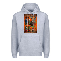 Heather Grey Western On The Hunt Deer Premium Hoodie - LillyAllenDesigns