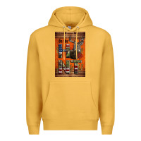 Mustard Western On The Hunt Deer Premium Hoodie - LillyAllenDesigns