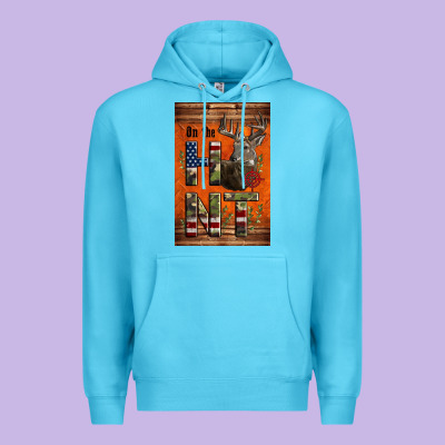 Western On The Hunt Deer Premium Hoodie Designed By Lillyallendesigns