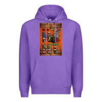 Purple Western On The Hunt Deer Premium Hoodie - LillyAllenDesigns