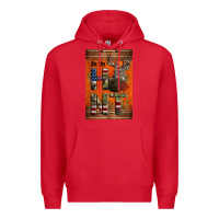 Red Western On The Hunt Deer Premium Hoodie - LillyAllenDesigns