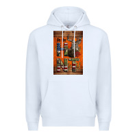 White Western On The Hunt Deer Premium Hoodie - LillyAllenDesigns