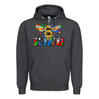 Smoke bee kind autism Zipper Hoodie - Zillion Design Studio