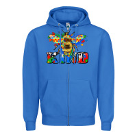 True Royal bee kind autism Zipper Hoodie - Zillion Design Studio