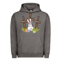 Pigment Tornado floral watercolor easter bunny cross Urban Hoodie - MaliasSmallBusiness