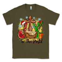 Army Green joy to the world Classic Tee - Zillion Design Studio