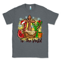 Charcoal Heather joy to the world Classic Tee - Zillion Design Studio