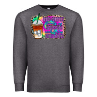 Charcoal Heather iced coffee sarcasm Premium Sweatshirt - RacoonDesign