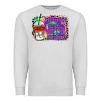 Dove Grey iced coffee sarcasm Premium Sweatshirt - RacoonDesign