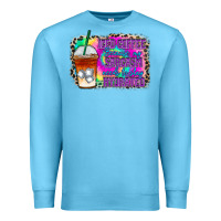 Ocean Blue iced coffee sarcasm Premium Sweatshirt - RacoonDesign