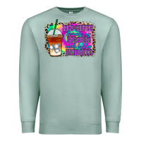 Seafoam iced coffee sarcasm Premium Sweatshirt - RacoonDesign