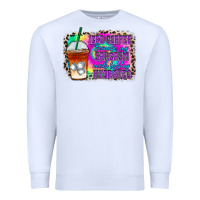 White iced coffee sarcasm Premium Sweatshirt - RacoonDesign