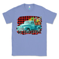 Colony Blue Tis The Season Christmas Truck Classic Tee - FaDigitalArtStudio