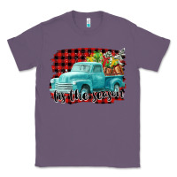 Lavender Tis The Season Christmas Truck Classic Tee - FaDigitalArtStudio