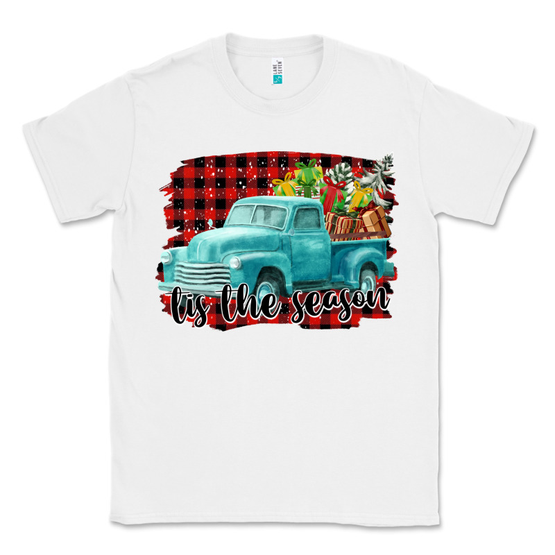 Tis The Season Christmas Truck Classic Tee by FaDigitalArtStudio | Teevron