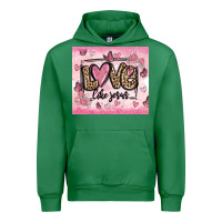 Emerald love like jesus Urban Hoodie - MaliasSmallBusiness