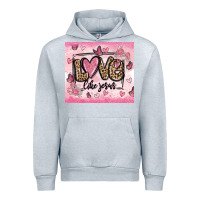 Heather Grey love like jesus Urban Hoodie - MaliasSmallBusiness
