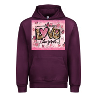 Mauve Wine love like jesus Urban Hoodie - MaliasSmallBusiness