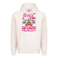 Pale Pink as a scorpio girl zodiac girls Premium Hoodie - Jasminsmagicworld