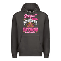 Smoke as a scorpio girl zodiac girls Premium Hoodie - Jasminsmagicworld