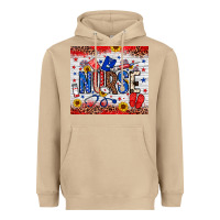 Mushroom American Nurse 20oz tumbler Heavyweight Hoodie - Neo Western