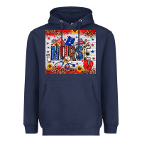 Navy American Nurse 20oz tumbler Heavyweight Hoodie - Neo Western