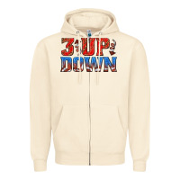 Sandshell 3 up 3 down football Zipper Hoodie - texasbilliewilder