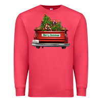 Cardinal Christmas trees truck Premium Sweatshirt - FaDigitalArtStudio