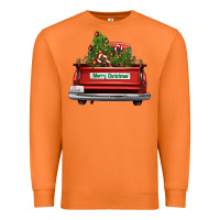 Carrot Christmas trees truck Premium Sweatshirt - FaDigitalArtStudio
