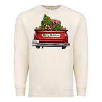 Sandshell Christmas trees truck Premium Sweatshirt - FaDigitalArtStudio