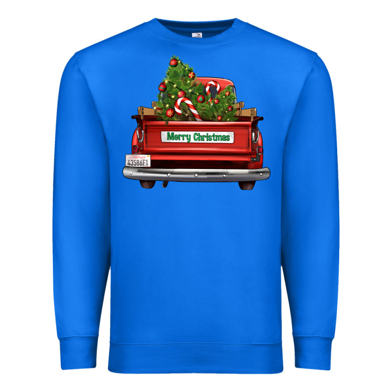 Christmas Trees Truck Premium Sweatshirt by FaDigitalArtStudio | Teevron