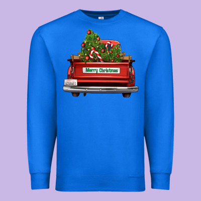 Christmas Trees Truck Premium Sweatshirt Designed By Fadigitalartstudio