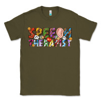 Army Green speech therapist Classic Tee - texasbilliewilder