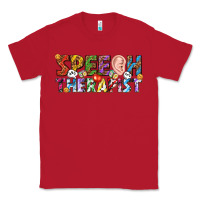 Red speech therapist Classic Tee - texasbilliewilder