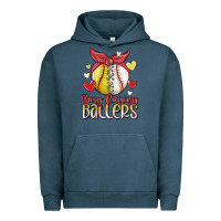 Pigment Midnight Navy busy raising ballers Urban Hoodie - MaliasSmallBusiness