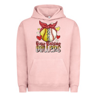 Pigment Salmon busy raising ballers Urban Hoodie - MaliasSmallBusiness