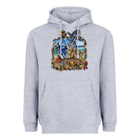 Heather Grey summer Heavyweight Hoodie - SublimationCraftShop