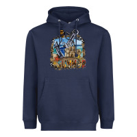 Navy summer Heavyweight Hoodie - SublimationCraftShop