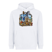 White summer Heavyweight Hoodie - SublimationCraftShop