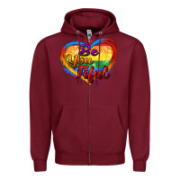 Burgundy be you tiful Zipper Hoodie - Zillion Design Studio