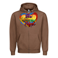 Chestnut be you tiful Zipper Hoodie - Zillion Design Studio