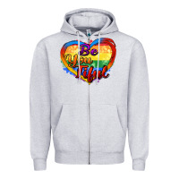 Heather Grey be you tiful Zipper Hoodie - Zillion Design Studio