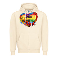 Sandshell be you tiful Zipper Hoodie - Zillion Design Studio
